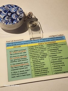 Post Fall Assessment Badge Buddy: Nursing Reference Card - Etsy