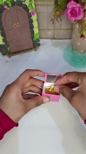 DIY mini makeup box packing #creative #art#colourpapercraft #creative#diy#viralvideo #youtubeshorts