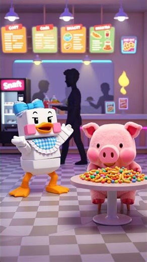 Klyuvik Dances Like a Star, Pukhlya Just Eats #animation #funny