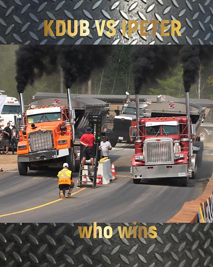 246K views · 4.8K reactions | Franceour vs Bernard Kdub Vs Peterbilt absolute torque fest Loaded Big Rig Racing from the 2025 Thunder Valley Semi Races in Mattawa, ON. #semiracing #diesel #dieselpower | BUILT Diesel MAFIA | Facebook