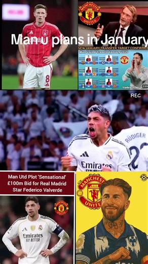 Manchester United plans in January Valverde,Ramos,Henderson and more