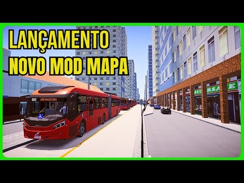 🟢Proton Bus Simulator | Novo Mod Mapa Curitiba Real | PBS | Mods | Simulador | Jogo de Ônibus