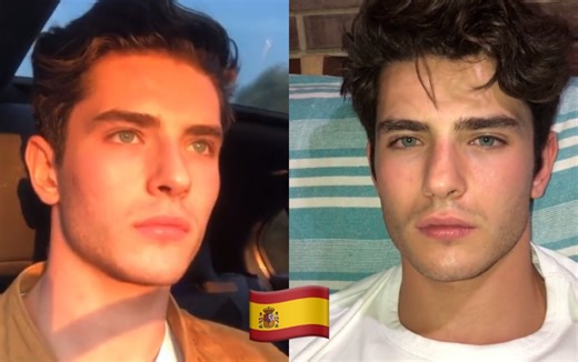 西班牙男模DaniGarcil，帅的惨绝人寰！他的眼睛会摄魂！