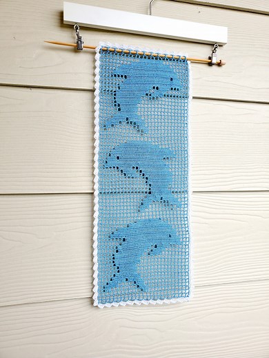 Dolphin Table Runner - HandmadebyRaine