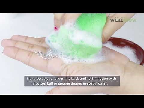 3 Ways to Clean Sterling Silver - wikiHow