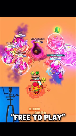 P2W vs F2P Surge HyperCharge 💀 #brawlstars