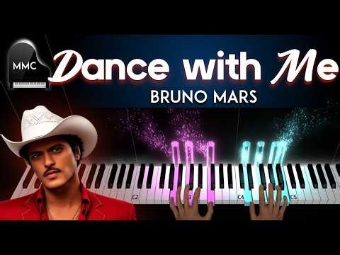 Dance With Me by Bruno Mars piano cover/tutorial + sheet music + lyrics