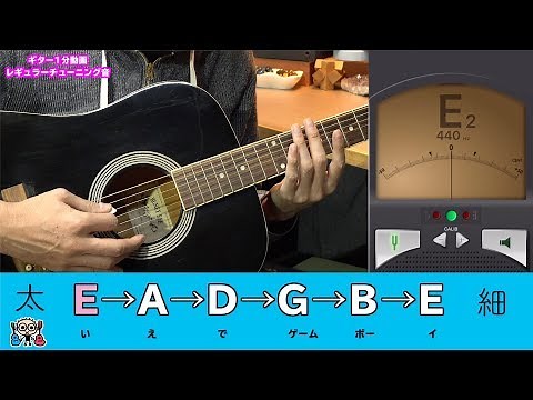 Regular Guitar Tuning (EADGBE）440Hz
