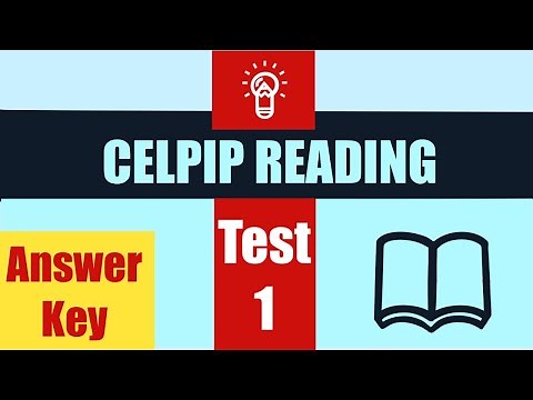 CELPIP Mock Reading Answer Key