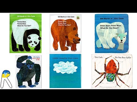 18 min Children's Tales by Eric Carle Bill Martin Jr. Animated Read Aloud Books with Animals Sounds