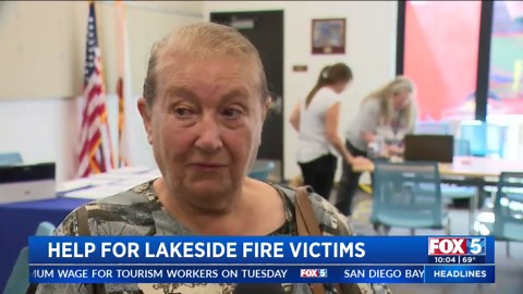 Lakeside Library becomes resource hub for wildfire victims