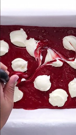 Red Velvet CHEESECAKE Swirl Cake #recipe
