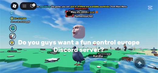 Do you guys want a fun cool discord server for control europe well this is the one PICKLE EMPIRE