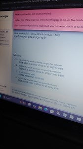 What is the objective of the GROUP BY clause in SQL?... | Filo