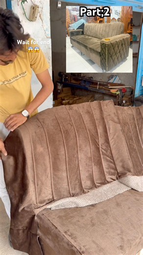 how to make a fabric sofa ||sofa making process part:2 #sofa #furniture #shorts