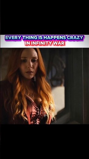 😱Everything Changed When Wanda Entered the Battle in Infinity War! #shorts #wonda