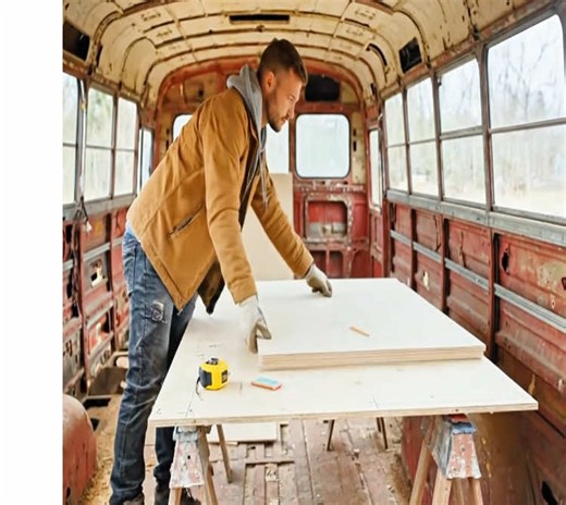 Transforming an Abandoned Bus into a Modern Home
