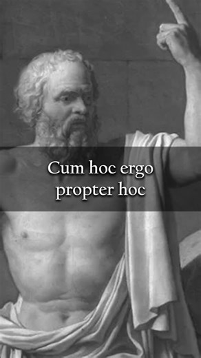 60K views · 1.8K reactions | ¿Qué es cum hoc ergo propter hoc? . Cum...