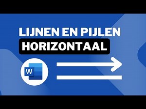 📏 Lijnen en Pijlen Perfect Horizontaal Maken in Word? Zo Doe Je Dat Snel! 🚀