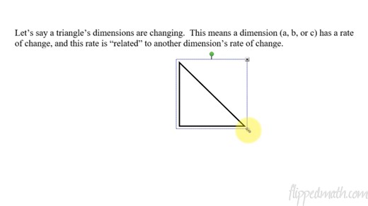 AP Calculus 4.4 Introduction to Related Rates