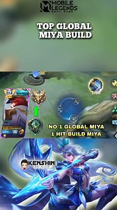 2.6M views · 39K reactions | 1 Hit Build Top Global Miya #mlbbttofficial #MobileLegendsBangBang #mlbbhighlights #digitalcreator #gaming #mobilelegends #onlinegaming #game #mobilegames #MLBB | KenShin | Facebook