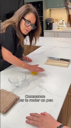 🍋 MARMITIPS :Récupérer facilement le jus d’un citron dur !