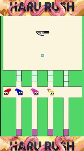 SQUARE BATTLE RACE! 🟥🟩 #marblerace #sega #algodoo