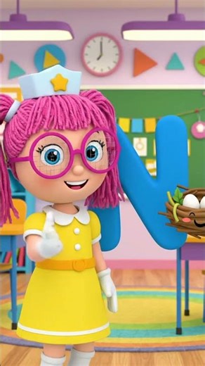 N is for Nest 🪺 | Learn Letter N | ABC for Kids