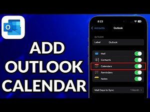 How To Add Outlook Calendar To iPhone