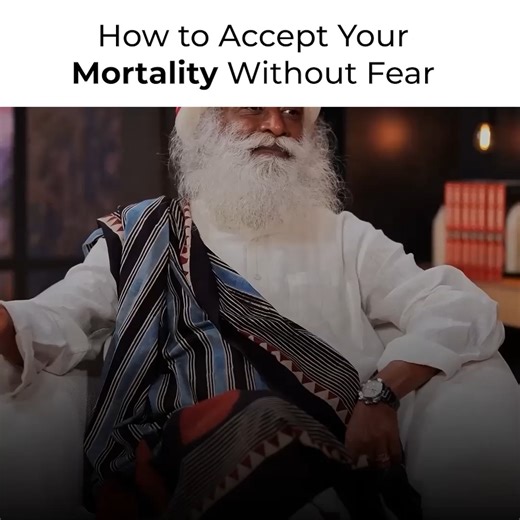 Sadhguru explains that facing death directly, not avoiding it, is what awakens true spirituality and joy in living. | Lewis Howes