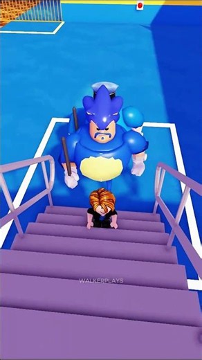 Sonic Barry vs Normal Barry's Prison run #roblox #prisonschool #animatedmovie