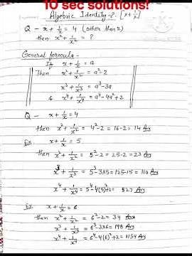 Algebric Identity -2