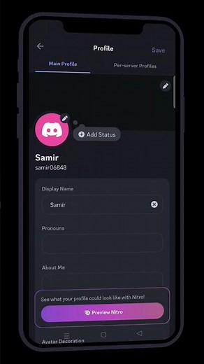 How to Edit Discord Profile | #discord | #shorts