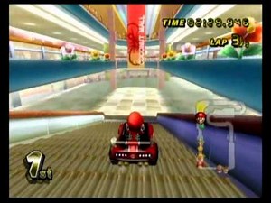 Mario Kart on the Wii -- all 1st place -- 50cc -- Flower Cup
