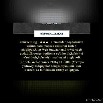 brauzerlar haqida