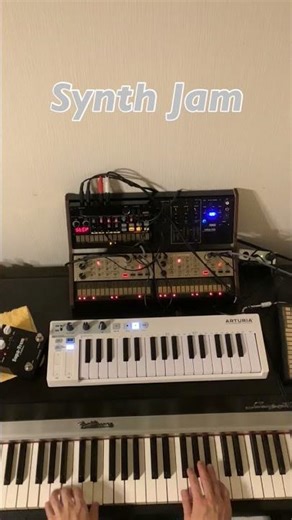Synth and Rhodes Jam / Korg Volca #synth #Rhodes
