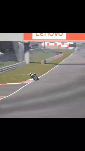 High-Speed Motorcycle Racing on a Professional Track