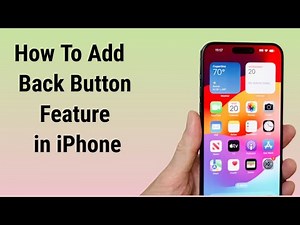 How to Add back Button in iPhone
