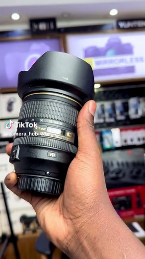 Nikon AF-S NIKKOR 24-120mm f/4G ED VR Lens • F-Mount Lens/FX Format • Aperture Range: f/4 to f/22 • Three Aspherical and Two ED Elements • Nano Crystal & Super Integrated Coatings • Silent Wave Motor AF System • VR II Image Stabilization • Rounded 9-Blade Diaphragm