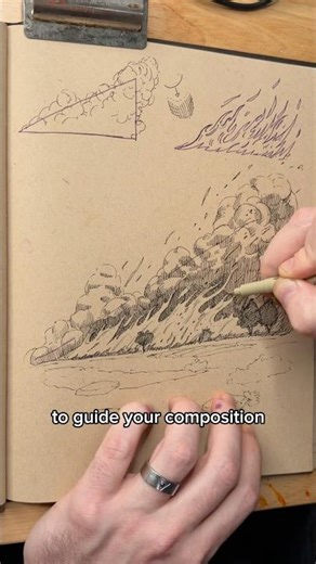 How to draw fire and flames 🔥