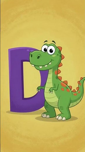Sesame Street D for dinosaur ￼