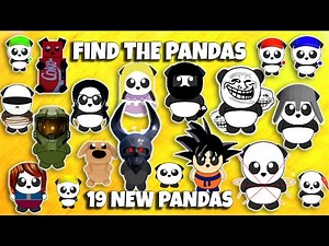 ROBLOX - Find the Pandas - 🐼 19 New PANDAS 🐼