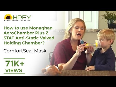 How to use Monaghan AeroChamber Plus Z STAT Anti-Static Valved Holding Chamber? | ComfortSeal Mask