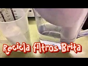 How to reuse water filters. Brita or similar #recycle #waterfilters