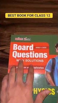 Best Book For Class 12th | Hsc Board Exam 2025 | #mhtcet #hsc #class12 #coep