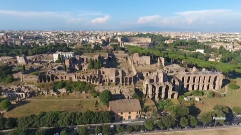 Aerial Majesty: Rome's Seven Hills from a Drone's Eye View