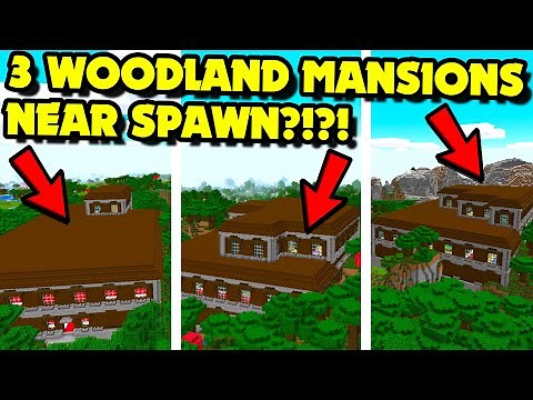 3 WOODLAND MANSIONS Near Spawn | Ultimate Woodland Mansion Seed (Minecraft Seed Showcase)
