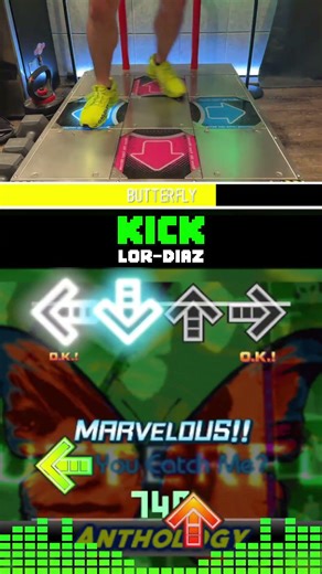 Butterfly by Smile dk | #ddr #dancedancerevolution #stepmania #itgmania #shorts