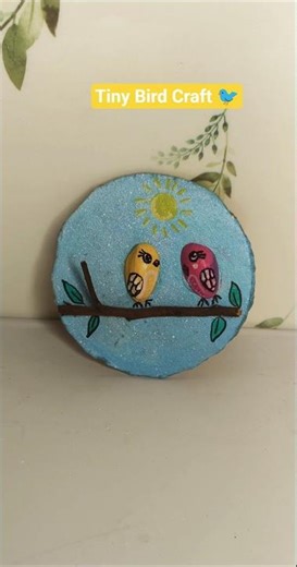 “Tiny Birds Craft from Pista Shell ✨” #diybird #recycledart #tinyart #viralshorts #viralart #diy