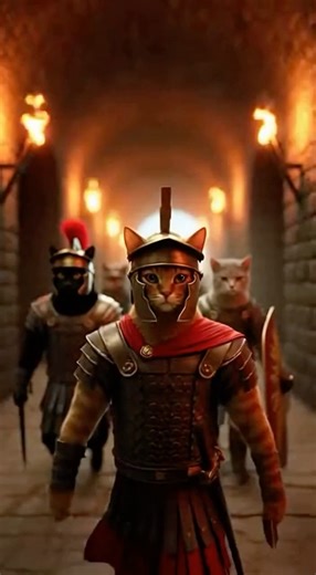 Cats in Roman Gladiator Training | Armor, Sword Drills & Arena Combat
